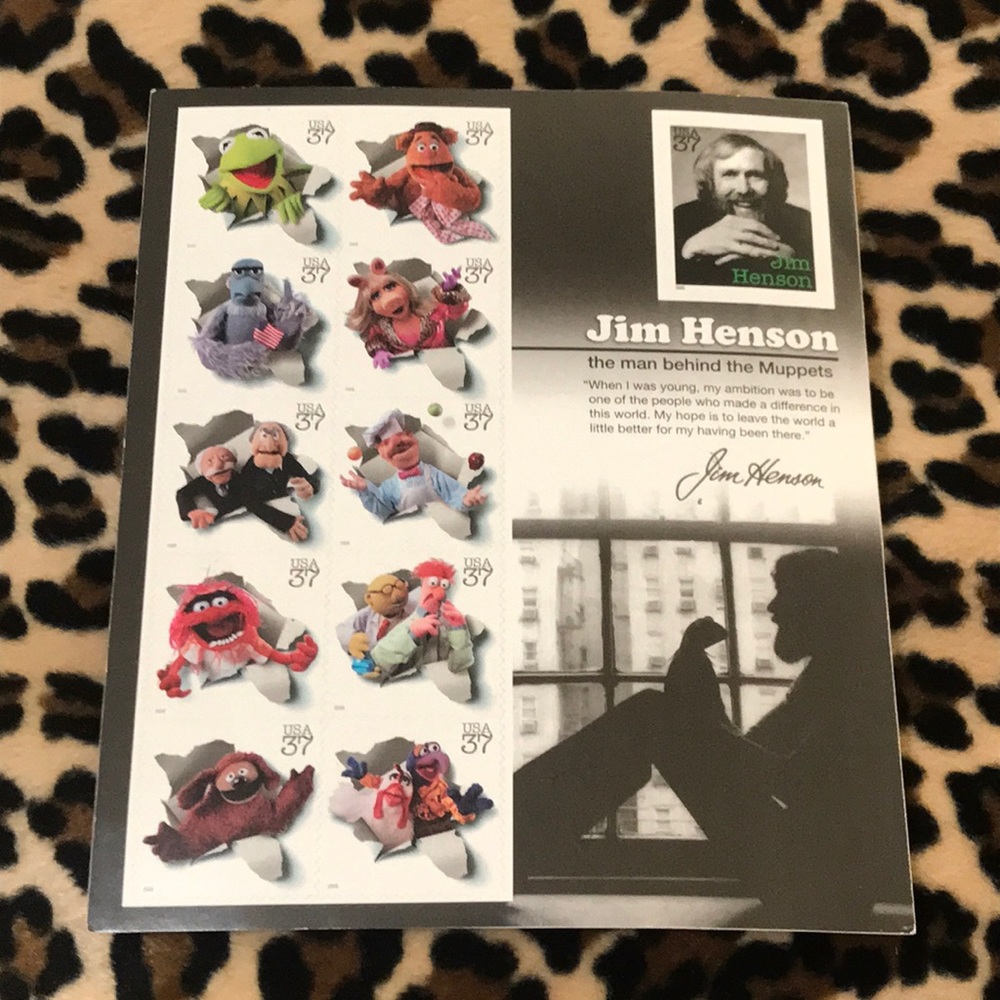 2004 THE MUPPETS Jim Henson Stamp Sheet Postage Vintage USPS Kermit Puppet 80s